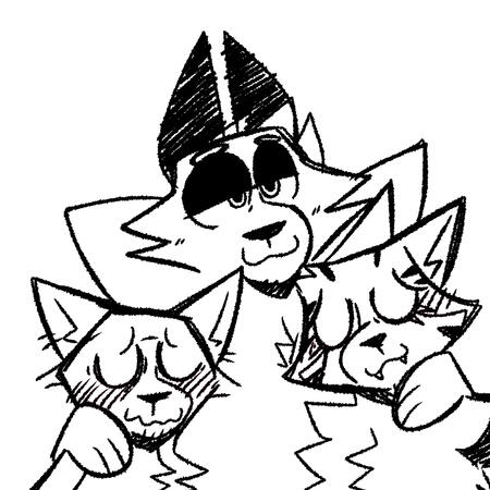 Lineart without color - Free (Just leave it completely blank and colorless)